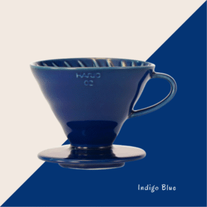 Hario V60-02 Dripper: Indigo Blue