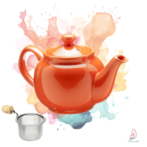 Tea Pot_Orange