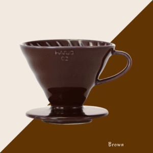 Hario V60-02 Dripper: Brown