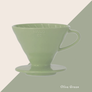 Hario V60-02 Dripper: Olive Green